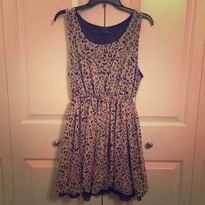 Cheetah print tool dress